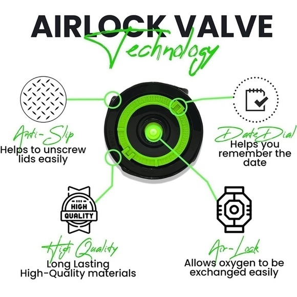 Brand New 4-Pack Burp Lids Curing Kit Wide Mouth Mason Jars Vacuum Seal w/ Pump - Picture 2 of 14